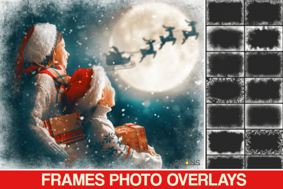 Christmas Frames Layer Styles for Seasonal Design