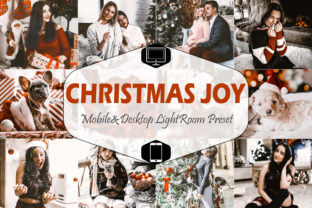 Christmas Joy Mobile Desktop Lightroom for Digital Sellers