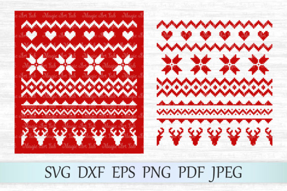 Christmas Sweater Pattern for Crafts