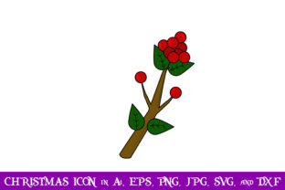 Holly Berry Christmas Icon