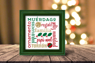Navidad Cuadrado Christmas Art for Crafts