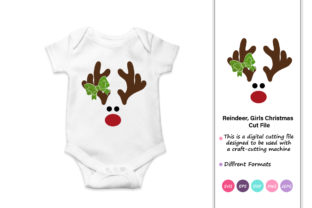 Reindeer, Girls Christmas, Red Nose