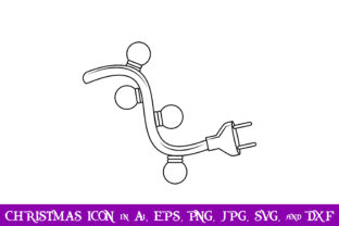 String Lights Christmas Icon