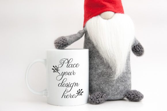 Winter Christmas Coffee Mug Mockup